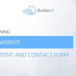 Builderall Toolbox Tips Site Content and Contact Form