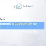 Builderall Toolbox Tips How to connect a subdomain on Builderall