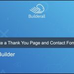 Builderall Toolbox Tips 13 - How to Create a Thank You Page and Contact Form in Cheetahhare Image in Cheetah