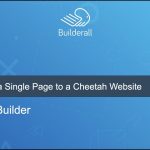 Builderall Toolbox Tips How to Add a Single Page to a Cheetah Website