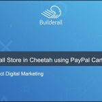 Builderall Toolbox Tips Create a Small Store in Cheetah using Paypal Cart System