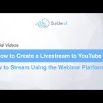Builderall Toolbox Tips 6  How to create a livestream to YouTube