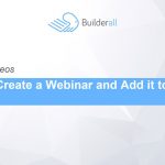 Builderall Toolbox Tips How to Create a Webinar and Add it to Cheetah