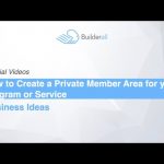 Builderall Toolbox Tips How to Create a Private Member Area for your Program or Service
