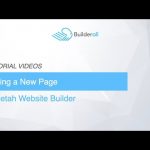 Builderall Toolbox Tips Cheetah - Adding a New Page